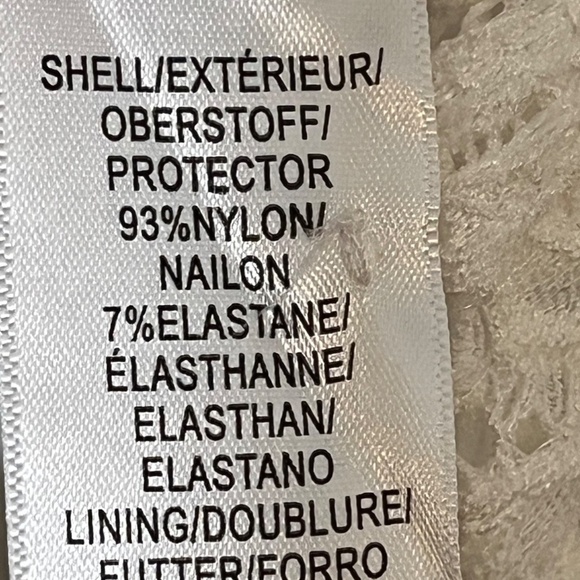 Adrianna Papell Top Women L White Pullover Lace Feminine Dainty Boho Western 80s - Picture 10 of 11